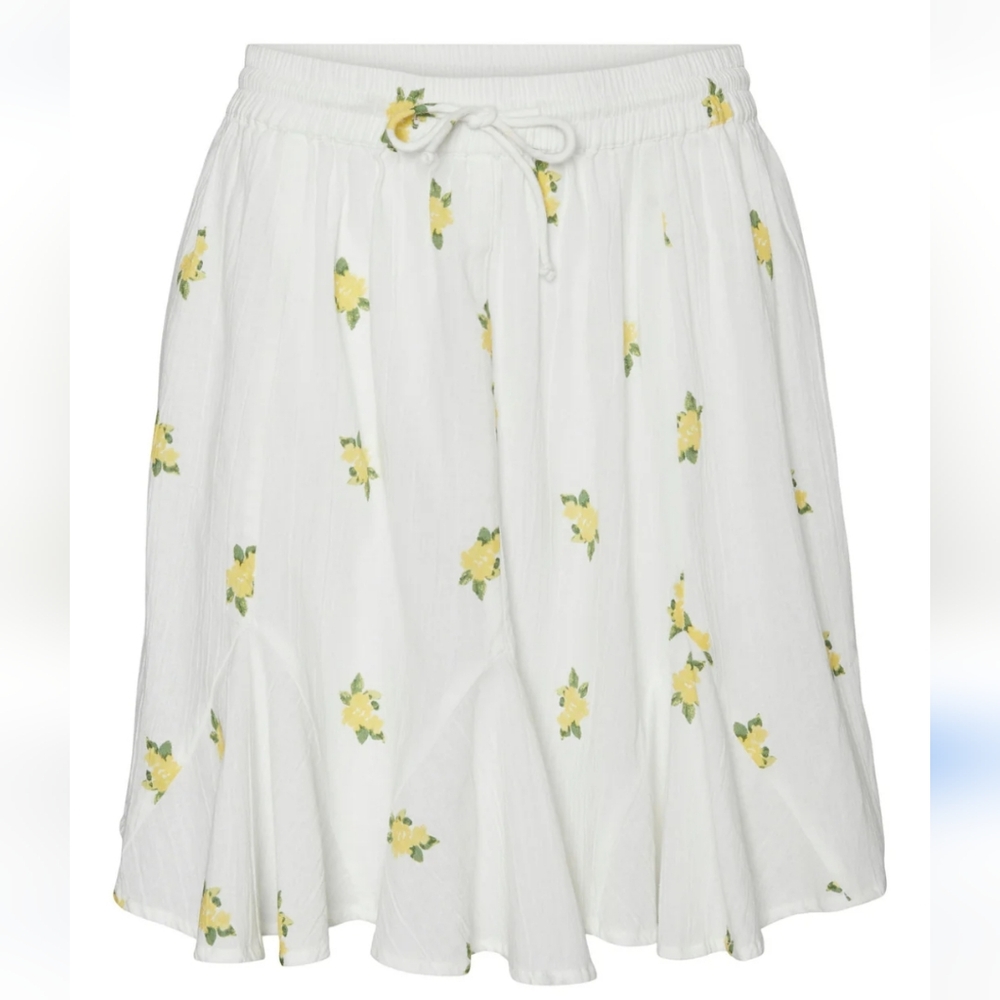 VERO MODA VMMAYA HW SHORT DETAIL SKIRT WVN POP7 XS,NWOT